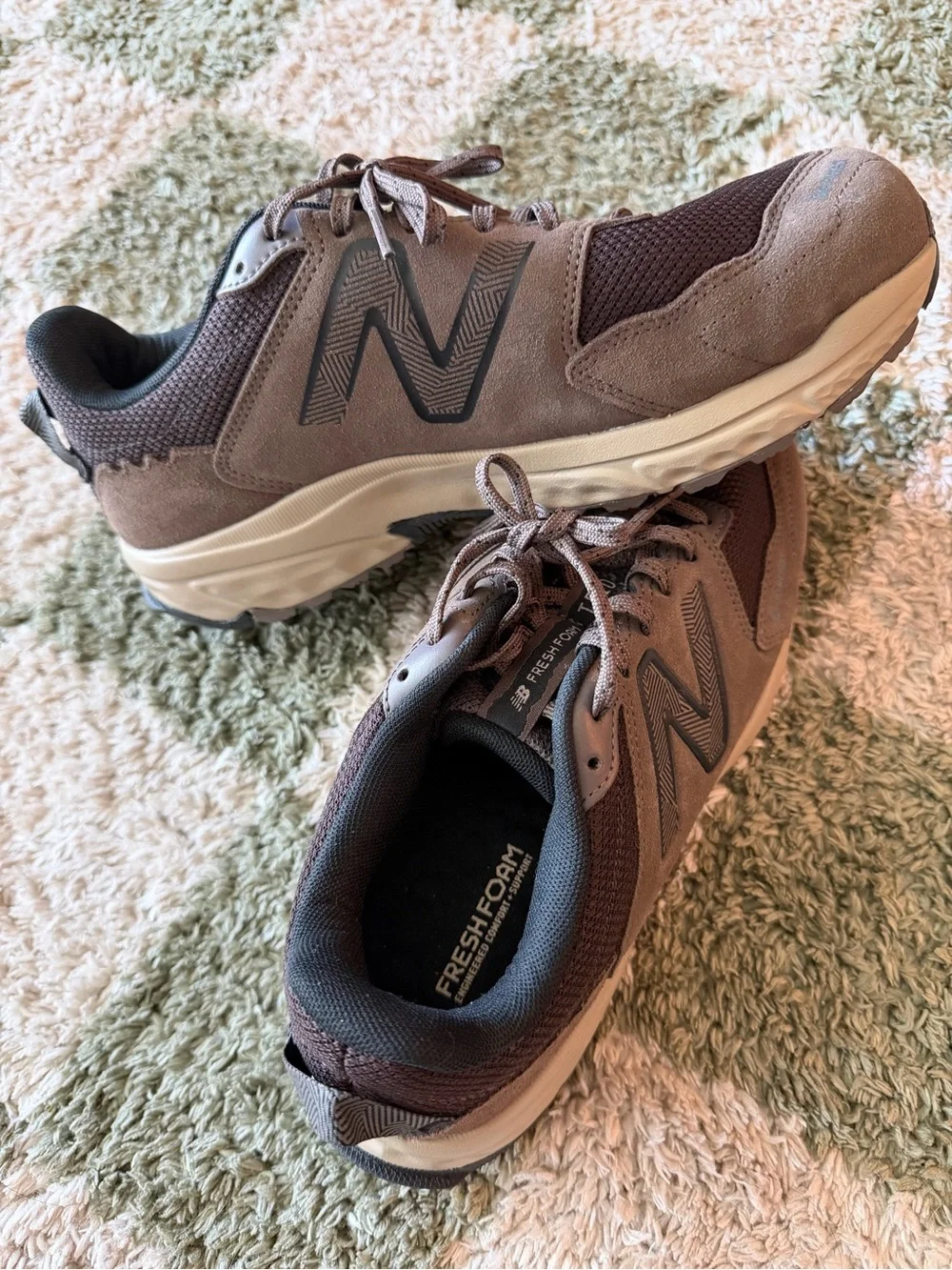 New Balance Men’s Brown and Tan Fresh Foam Sneakers T510